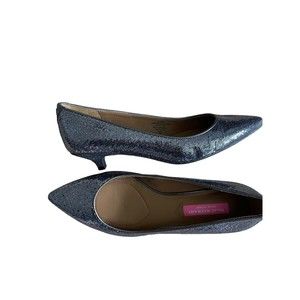 Isaac Mizrahi NY Gabriel Glitter‎ Kitten Heels Size 6.5